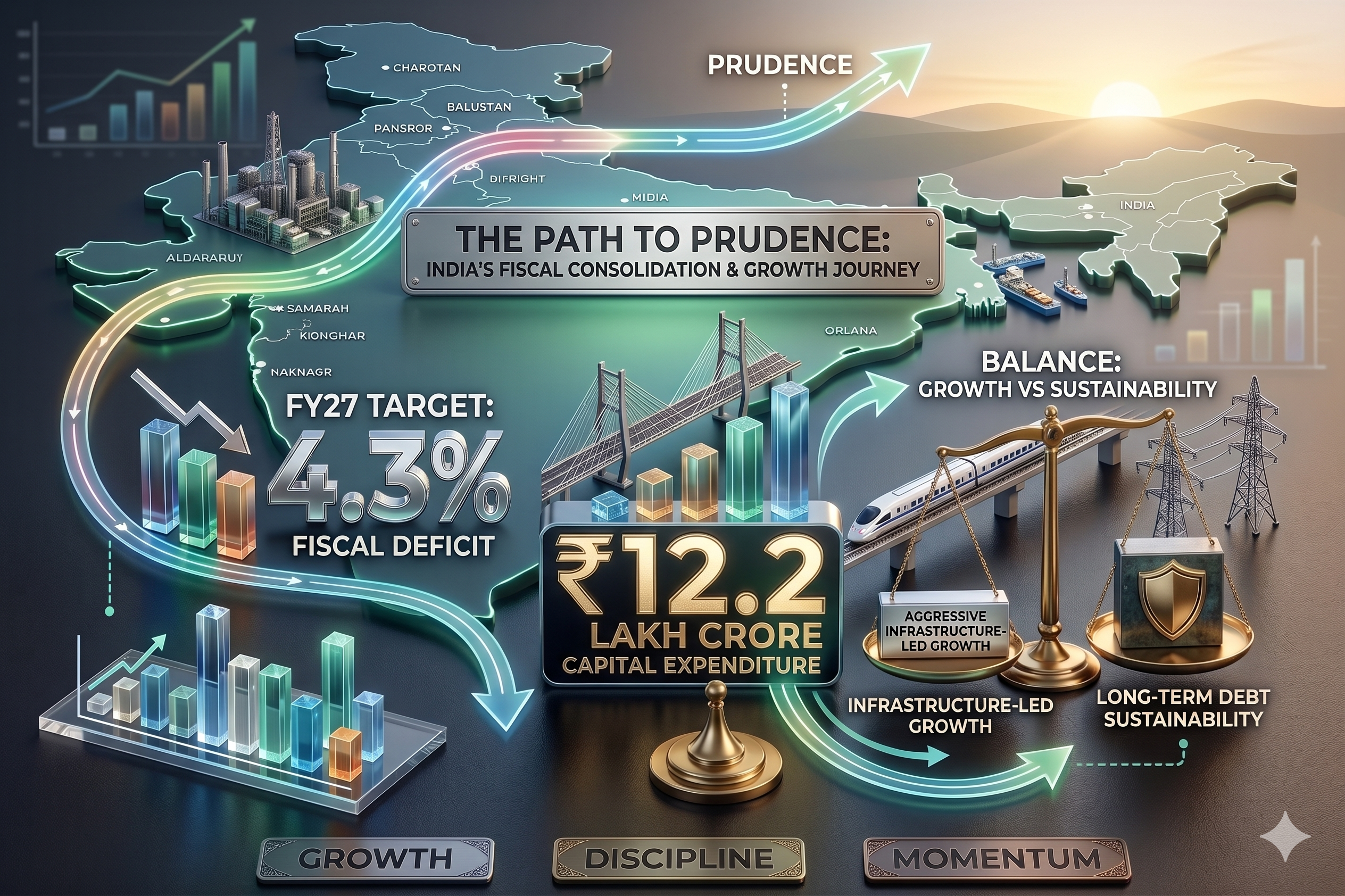 The Path to Prudence: India Targets a 4.3% Fiscal Deficit as Consolidation Gains Momentum