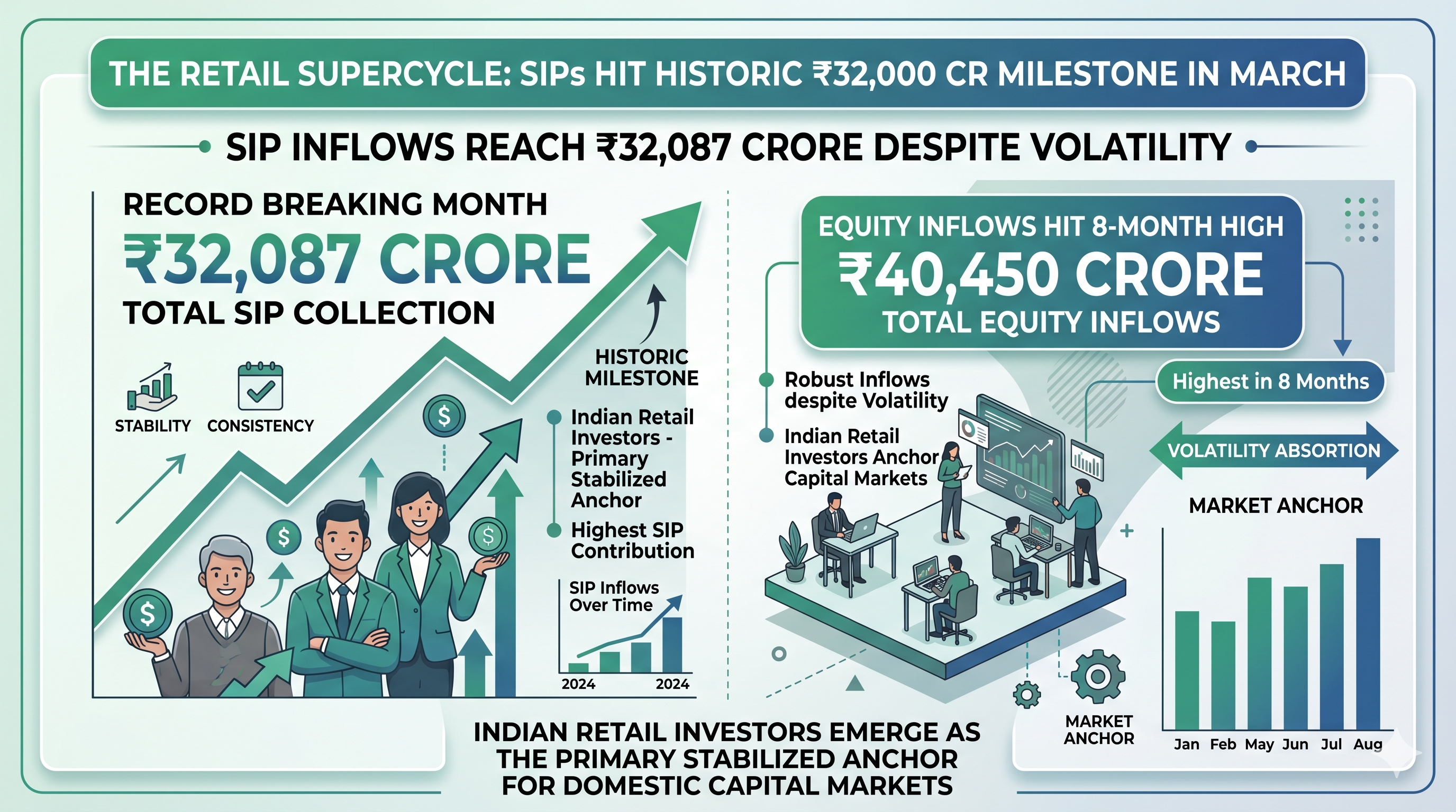 The Retail Supercycle: SIPs Hit a Historic ₹32,000 Crore Milestone in March