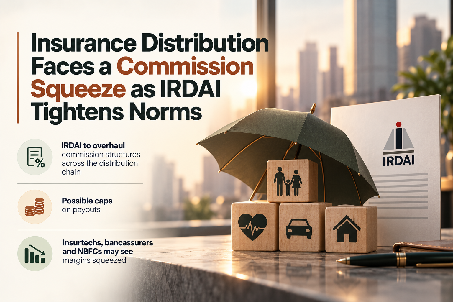 Insurance Distribution Faces a Commission Squeeze as IRDAI Tightens Norms